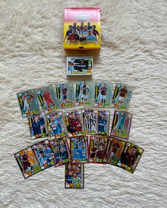 Lotto 82 carte Adrenalyn XL 2017 2018 Panini + Box