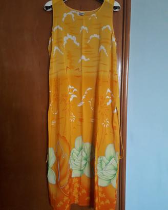 Vestito lungo a fantasia 