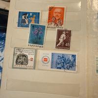 Album vecchi francobolli stranieri