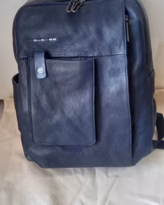 zaino piquadro blue in pelle 