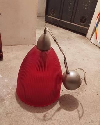 lampadario rosso