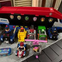 Set Paw patrol  camion giocattoli bambino