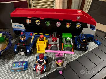 Set Paw patrol  camion giocattoli bambino