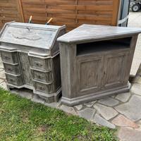 Scrivania più porta tv