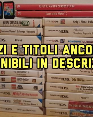 Giochi per Nintendo DS, Nintendo 3DS e Switch 