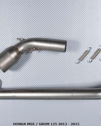 Linea completa Scarico per HONDA MSX GROM 125 2013