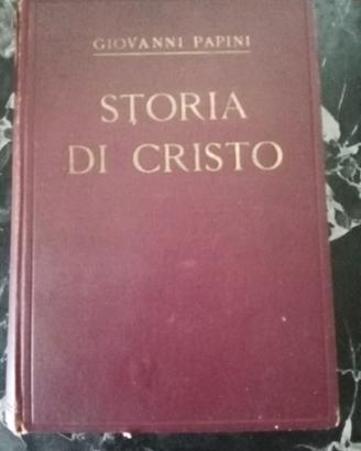 Libro antico Storia di Cristo 