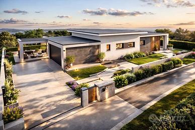 Villa di 133 m² con 4 locali e box auto doppio a L