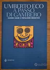 Libro "A passo di gambero" Umberto Eco 