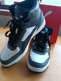 Scarpe Puma uomo grigie e bianche n.46