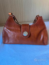 Borsa in cuoio fiorentino Il Borgo Pratesi