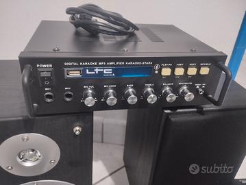  amplificatore karaoke bluetooth e USB 