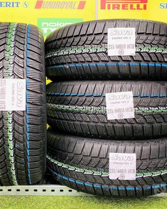 X4: Invernali 235/60R18 107H -SAVA- al 85% e 95%