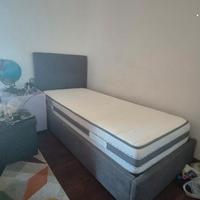 Letto singolo con contenitore (materasso incluso)