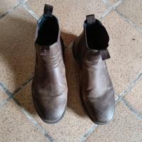 Stivaletti Chelsea Lumberjack marroni – vera pelle