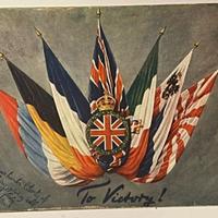 WW1 Cartolina vittoria Grande guerra