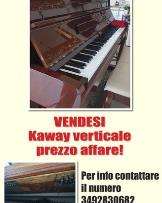 Pianoforte Verticale Kaway con panchetta abbinata