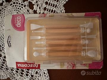 Set tescoma utensili decora torte in pasta di zucc