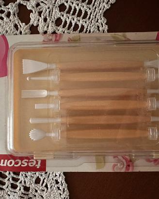 Set tescoma utensili decora torte in pasta di zucc