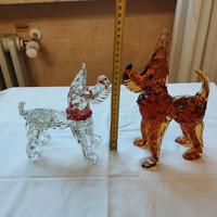 Scottish Terrier vetro di Murano colore ambrato
