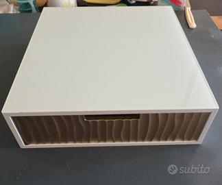 Porta Cialde Legno + Vetro