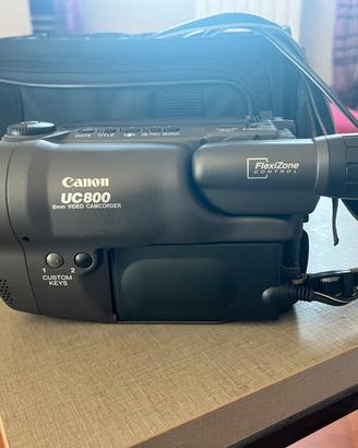 Canon uc 800 8mm videocamera + accessori