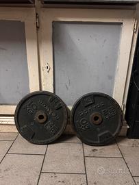 Set Pesi Ghisa 38kg + 2 Bilancieri + 2 Manubri