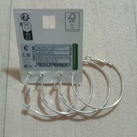 orecchini cerchi in bigiotteria 