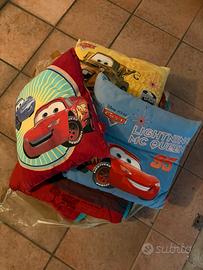 Piumino singolo Cars + 3 cuscini