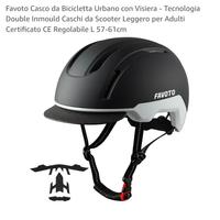 Casco da Bicicletta MTB, Vintage, con Visiera