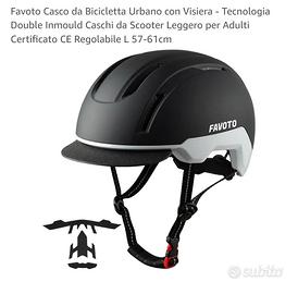 Casco da Bicicletta MTB, Vintage, con Visiera