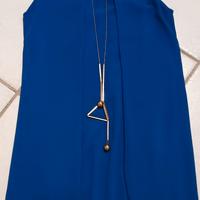 abito corto bluette tg S/M