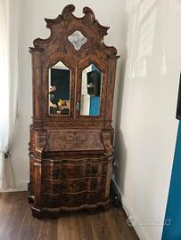 Trumeau in massello di radica