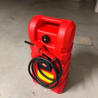 Tanica serbatoio portatile 57L con ruote e pompa