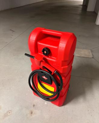 Tanica serbatoio portatile 57L con ruote e pompa