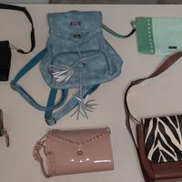 Borse, zaino, pochette, portafoglio diverse marche