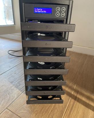Torre masterizzazione da 1 a 6 cd/ dvd