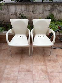 Coppia di sedie poltroncine
