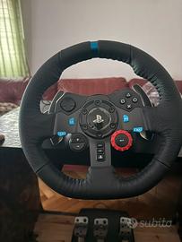 Volante +pedaliera logitech g29