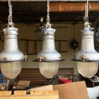 LAMPADA INDUSTRIALE ORIGINALE ANNI 40 DESIGN EPOCA