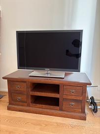 TV Samsung 40” + mobile in legno massello