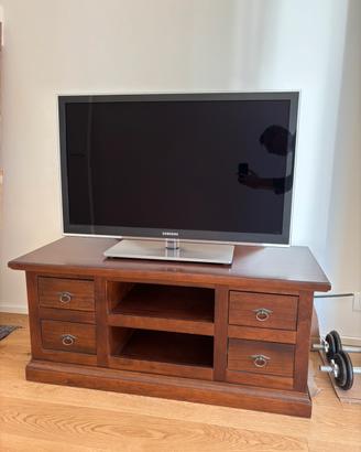 TV Samsung 40” + mobile in legno massello