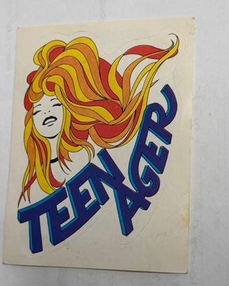 ADESIVO TEEN AGER 1980 Figurine Panini SUPER STICK