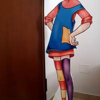 Sagoma polistirolo pippi calze lunghe 