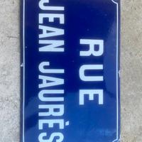 Targa smaltata epoca