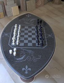 Scacchiera in granito