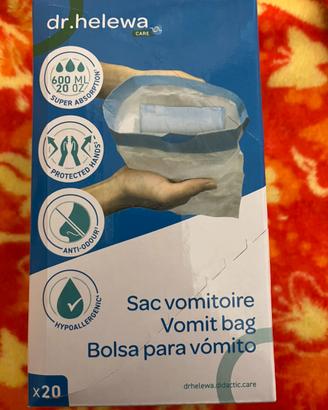 Sacchetti vomito super assorbenti