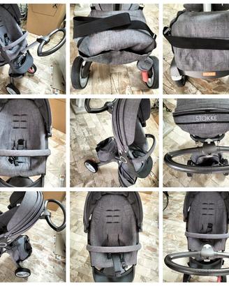 Trio Xplory Stokke, passeggino, ovetto e navetta