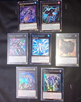 lotto carte yugioh xyz Squalo bahamut Secret abyr