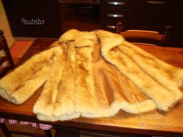 Giacca in agnello dorato